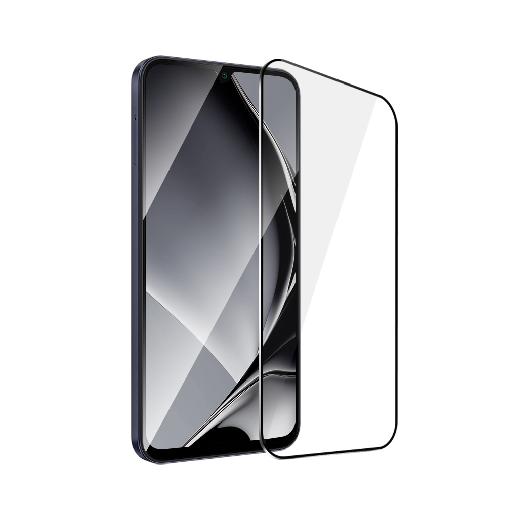 Suojalasi metallikehyksellä Samsung Galaxy A24 4G / A25 5G musta kehys