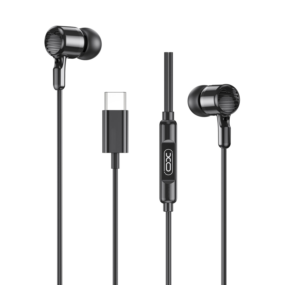 XO langalliset kuulokkeet EP81 USB-C, mustat