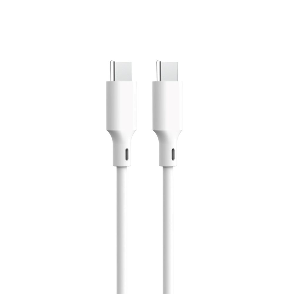 Forever recycling cable USB-C - USB-C 1,5m  3A KR15-CC-00 white