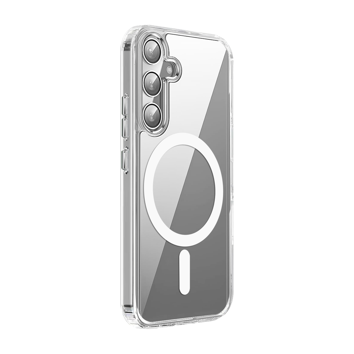 Clear Guard Mag -kuori Samsung S24 Plus läpinäkyvä