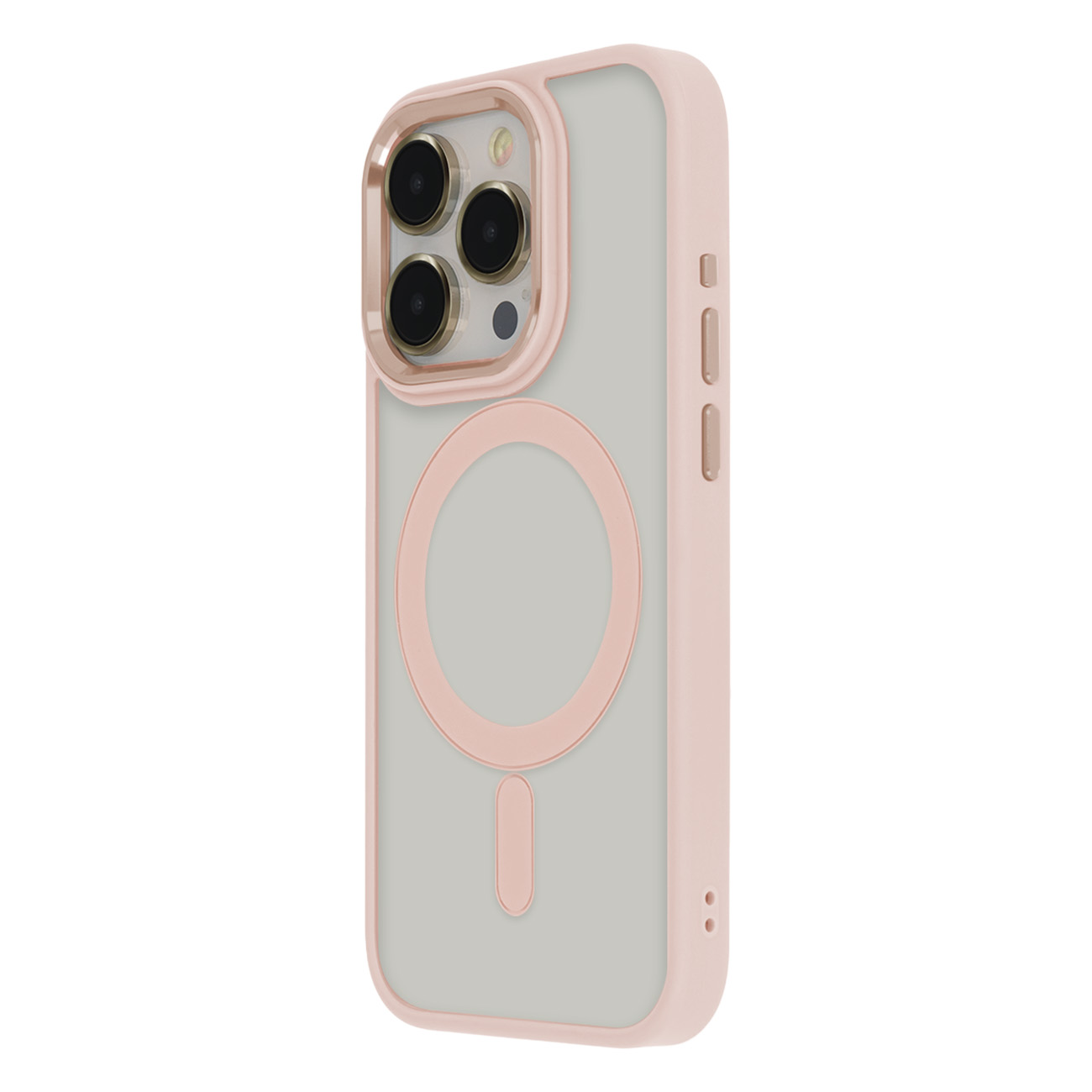 Satin Elegant Mag -kuori iPhone 15 Plus 6,7' vaaleanpunainen
