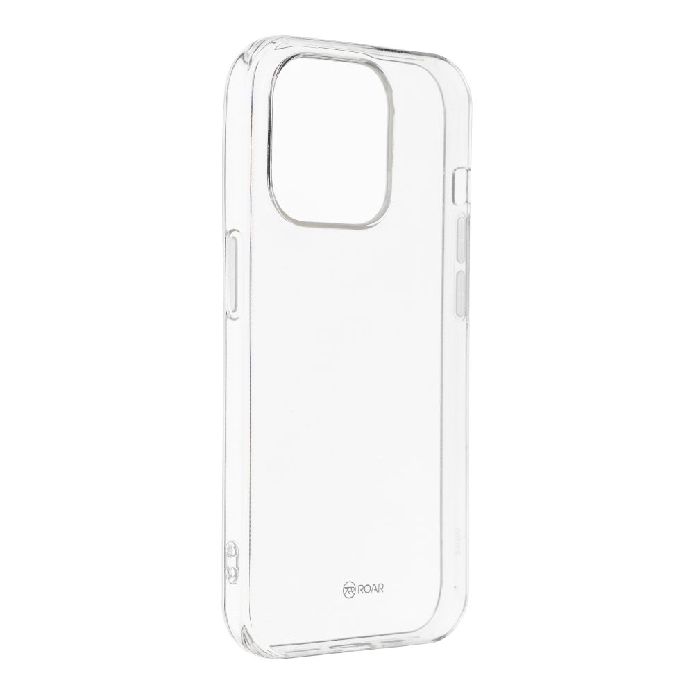 Roar JELLY suojakuori iPhone 15 Pro - läpinäkyvä