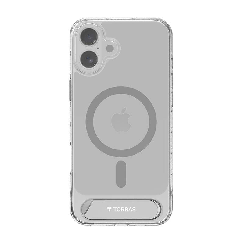 Torras Pstand-sarjan kotelo iPhone 16 (läpinäkyvä)
