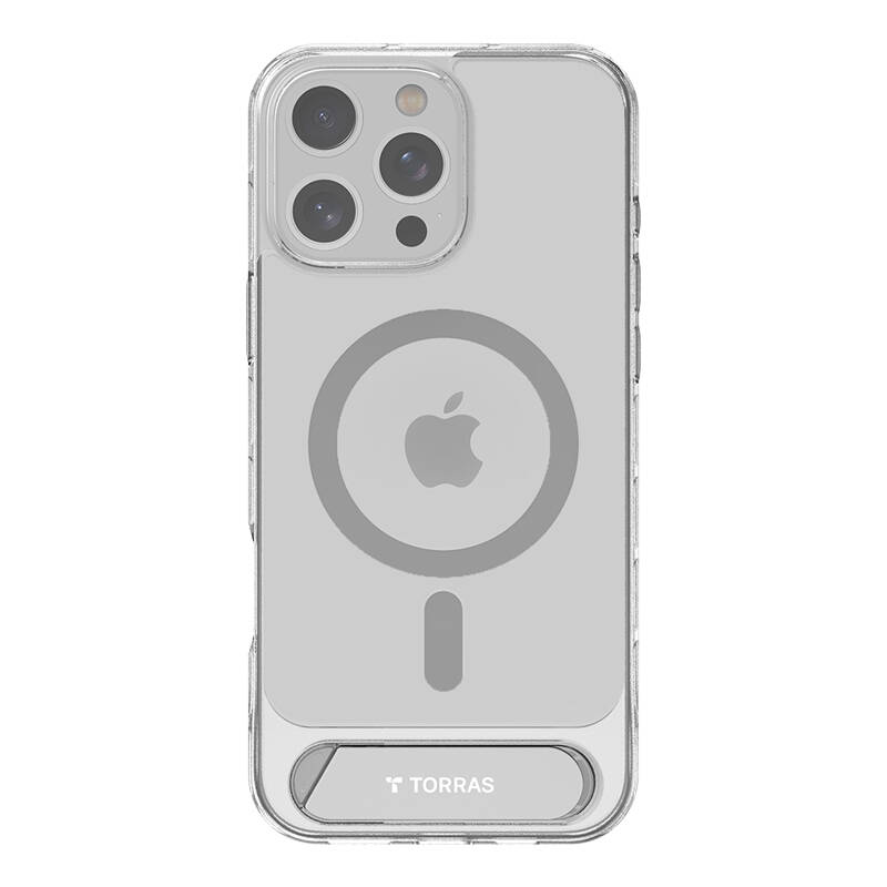Torras Pstand-sarjan kotelo iPhone 16 Pro (kirkas)