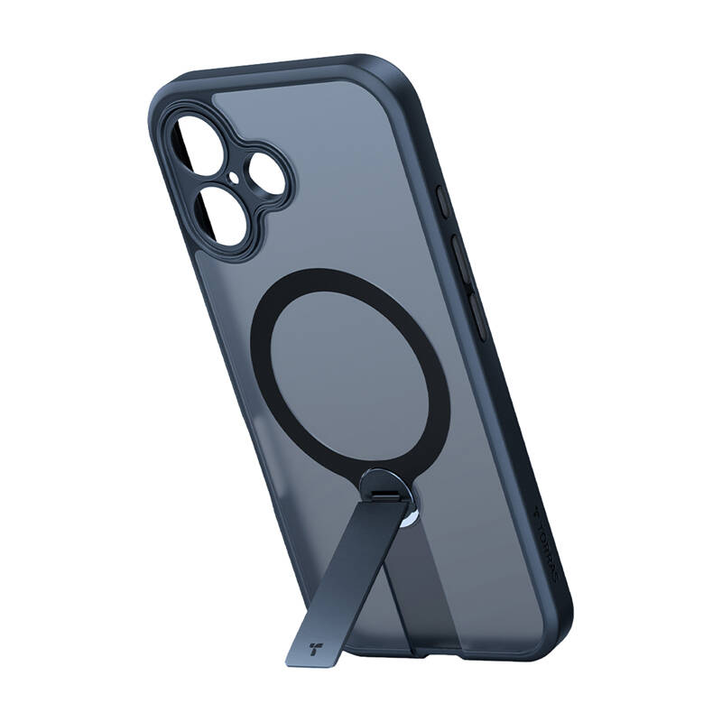 Torras Pstand Spin kotelo iPhone 16 Plus (musta)