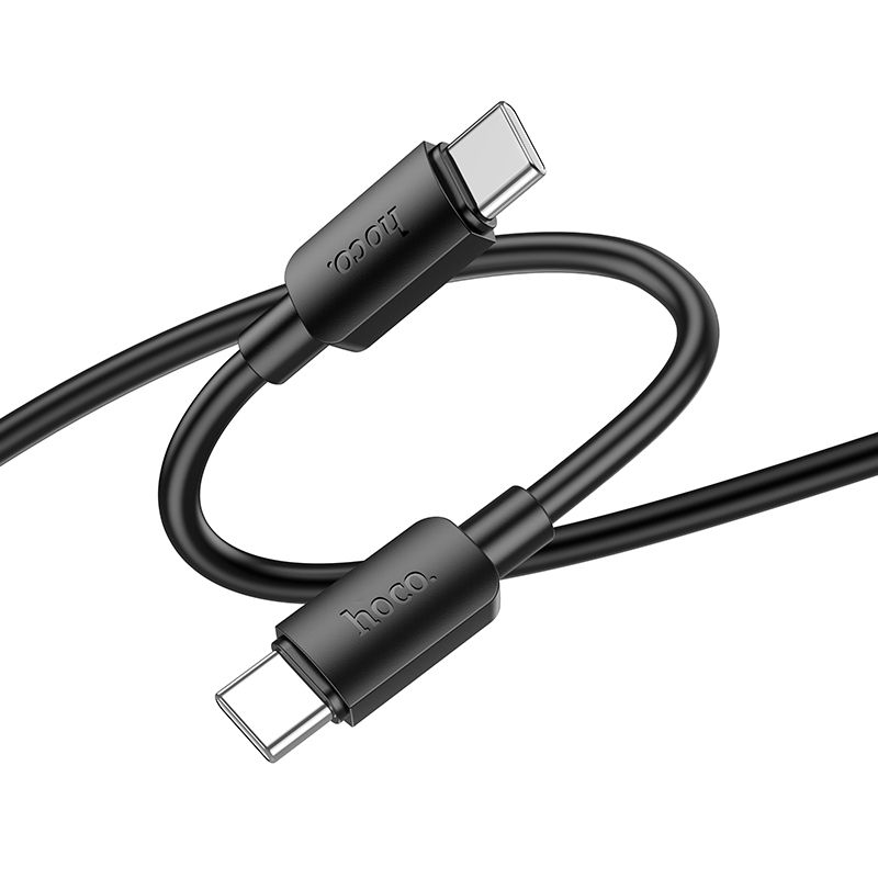 Hoco USB-C - USB-C -kaapeli 3A 60W 1 m X96 musta