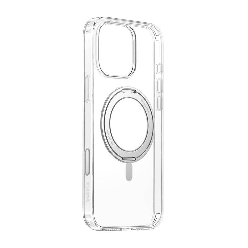 Magneettikotelo jalustalla Baseus SkyRing 360° iP16 Pro (läpinäkyvä)