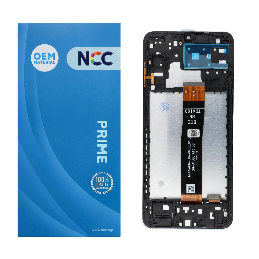 NCC LCD-näyttö Samsung A13 5G A136B/U/W OEM kehyksellä