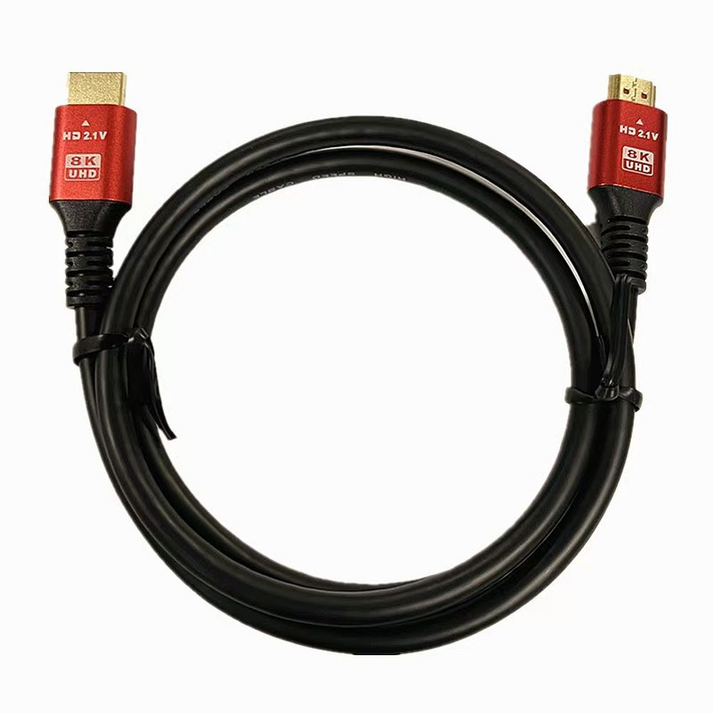 HDMI 2.1 8K 60Hz / 4K 120Hz kaapeli - Ultra High Speed, HDR, eARC, VRR, 48Gbps 1 m musta