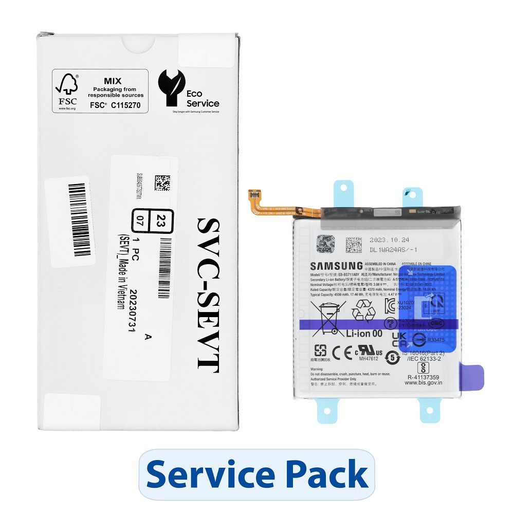 ServicePack Akku EB-BS711ABY SAMSUNG S23 FE S711B GH82-32860A