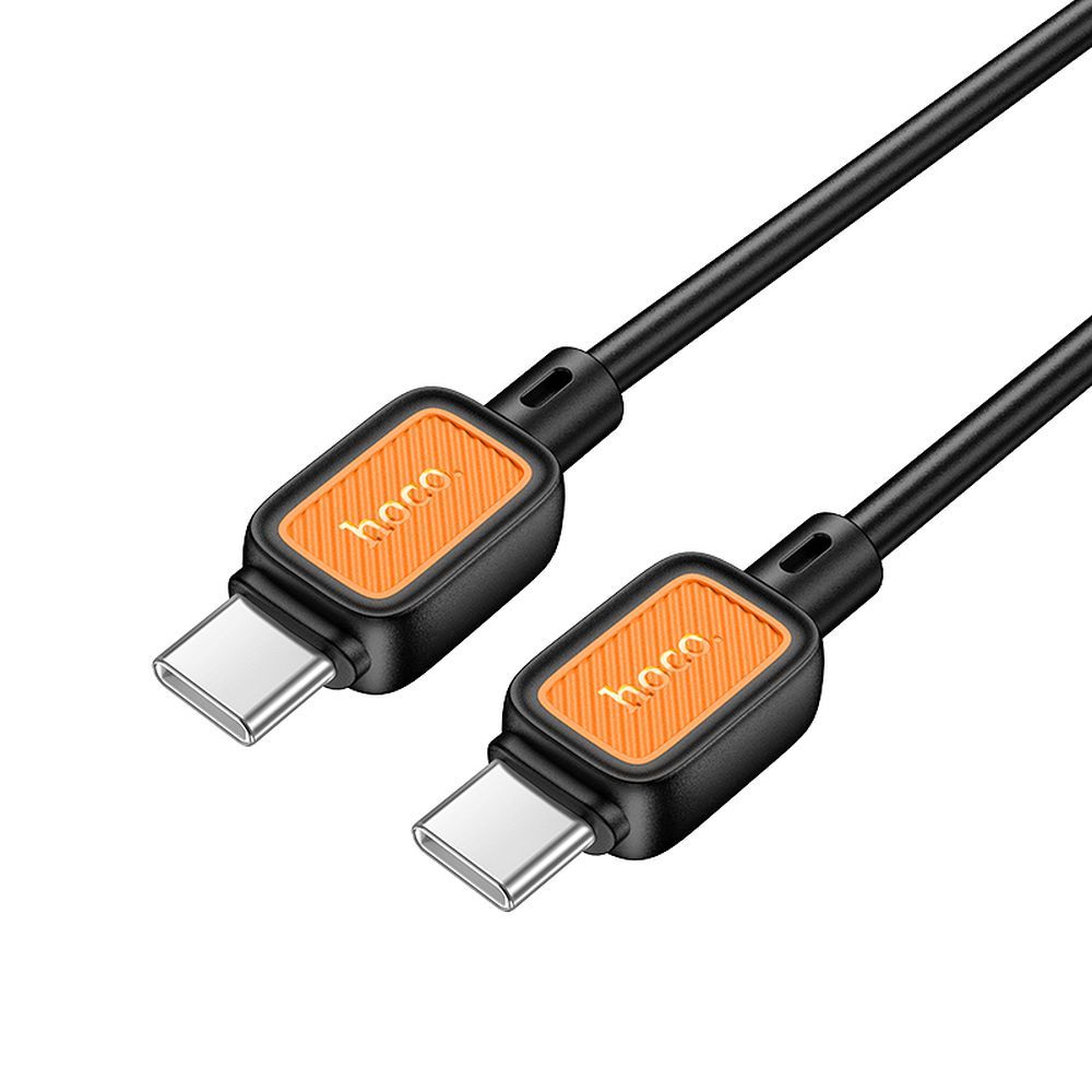 Kaapeli USB-C - USB-C Hoco 3A 60W 1 m X108 musta