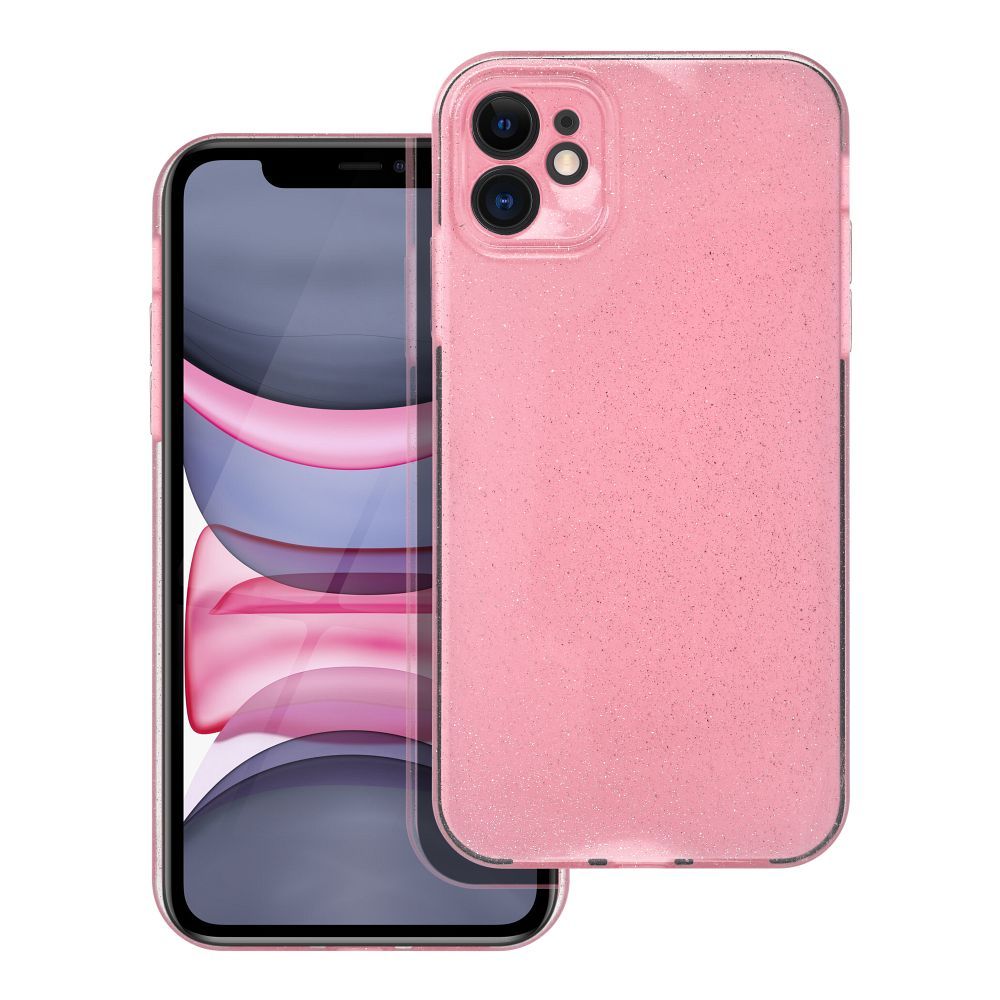 Suojakuori iPhone 11:lle kirkas suojakuori 2 mm Blink vaaleanpunainen