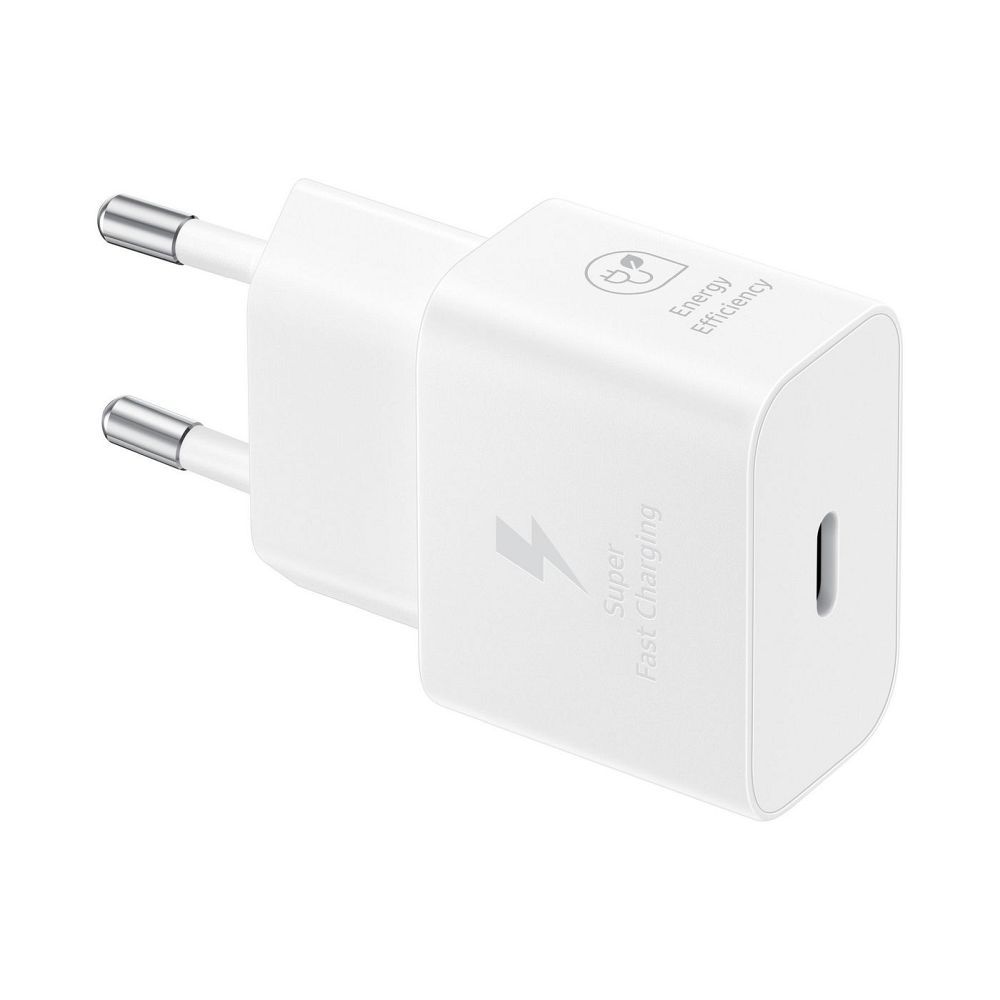 Charger original Samsung Super Fast Charging (Type-C) EP-T2510NWEGEU (25W) white with box