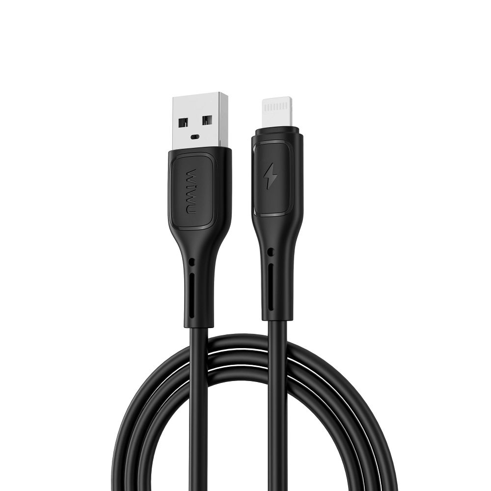 WiWU - Starlink Series datakaapeli Wi-C001 USB A - Lightning 2,4A - musta