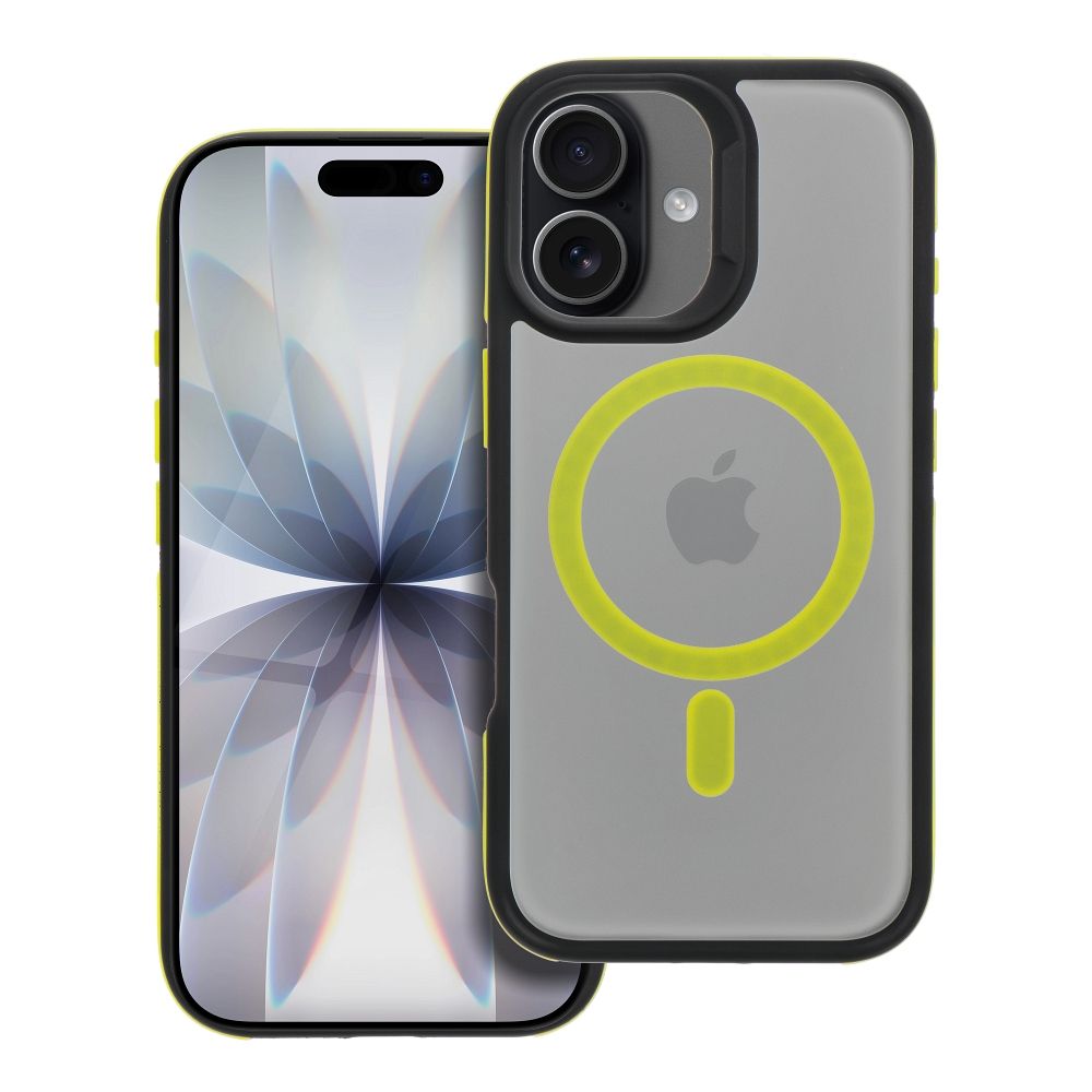 Suojakuori iPhone 17 -lle Neo MagSafe-yhteensopiva keltainen