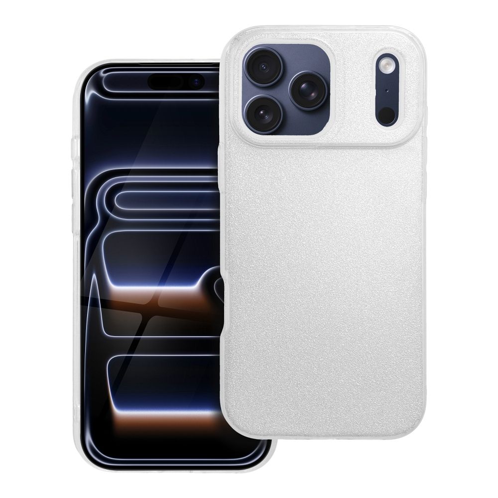SHINING suojakuori IPHONE 17 Pro Max hopea