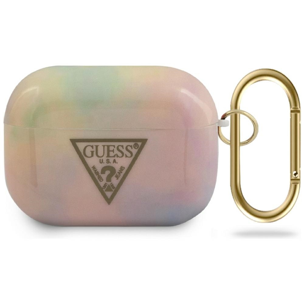 Guess GUACAPTPUMCGG01 AirPods Pro -suojus vaaleanpunainen/vaaleanpunainen Tie & Dye-mallisto