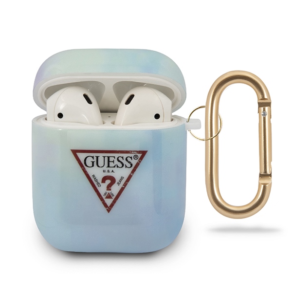 Guess GUACA2TPUMCGC02 AirPodsin suojus sininen/sininen Tie & Dye Collection -mallisto