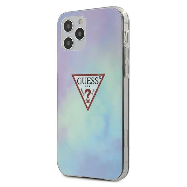 Guess GUHCP12LPCUMCGC02 iPhone 12 Pro Max 6.7" sininen/sininen kotelo Tie & Dye Collection -mallisto