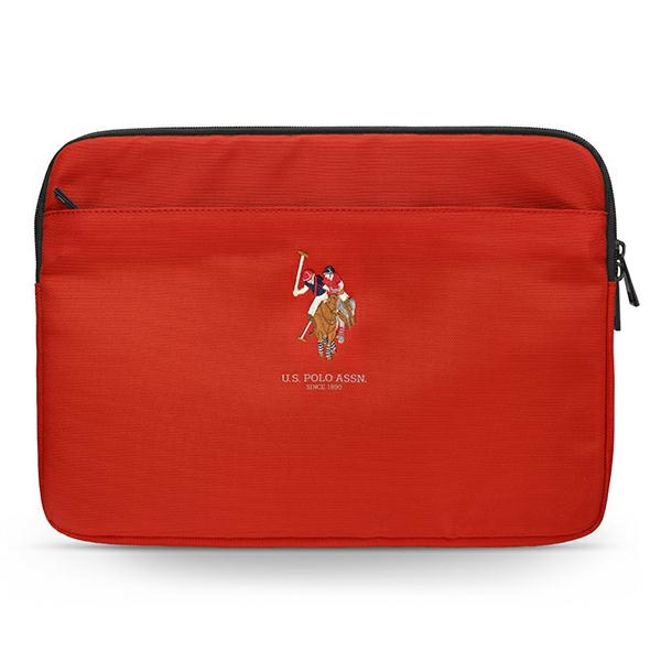 US Polo Assn. Suojus 13" kannettavalle tietokoneelle - punainen