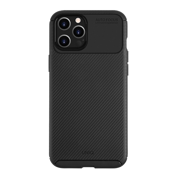 Uniq Hexa kotelo iPhone 12 Pro Max - musta