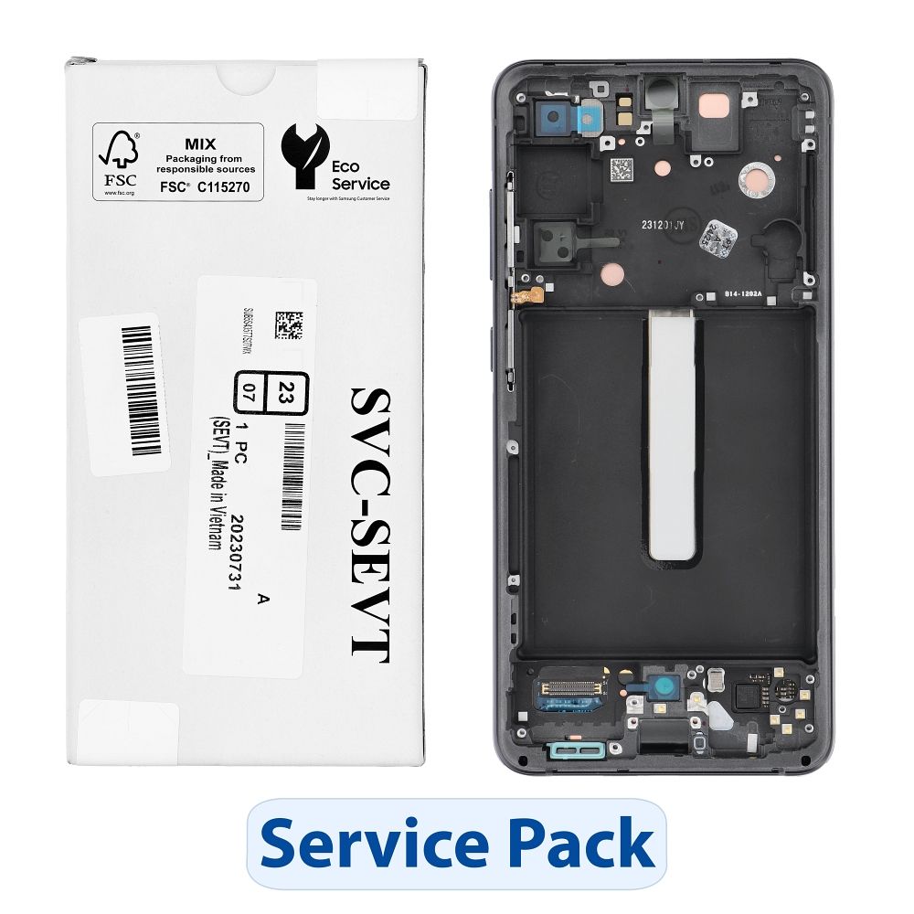 ServicePack LCD-näyttö SAMSUNG S21 FE G990B GH82-26420A