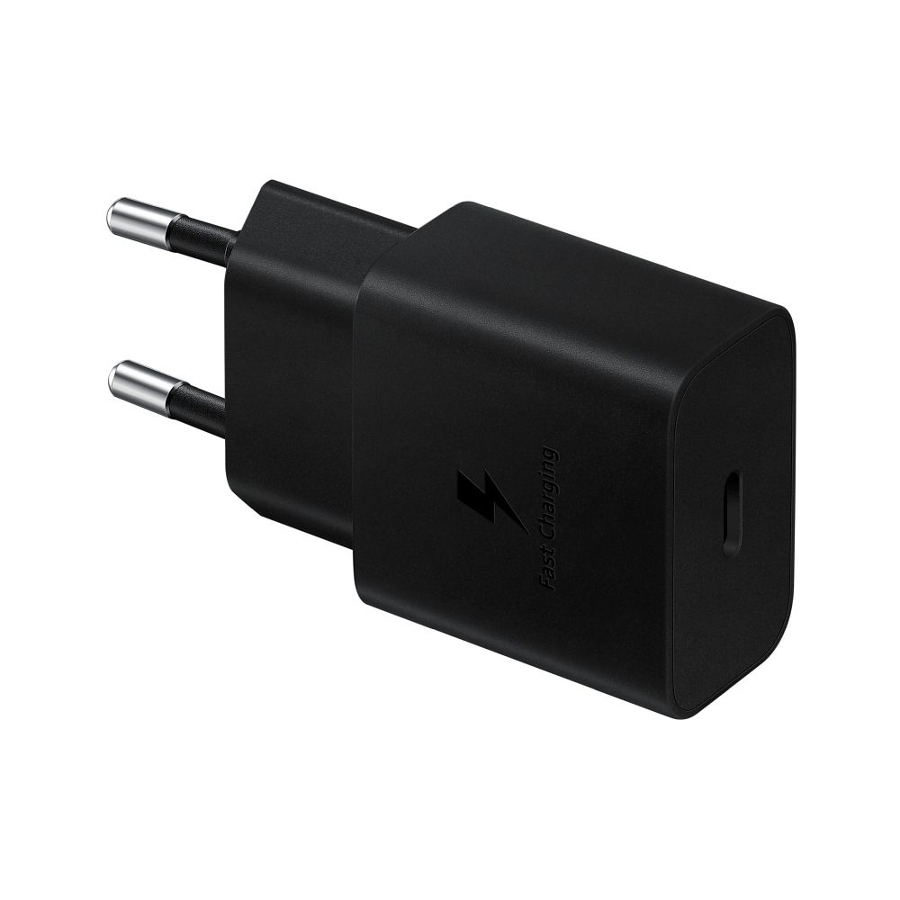 Samsung EP-T1510XBEGEU 15W PD USB-C AFC seinalaturi USB-C kaapelilla - musta