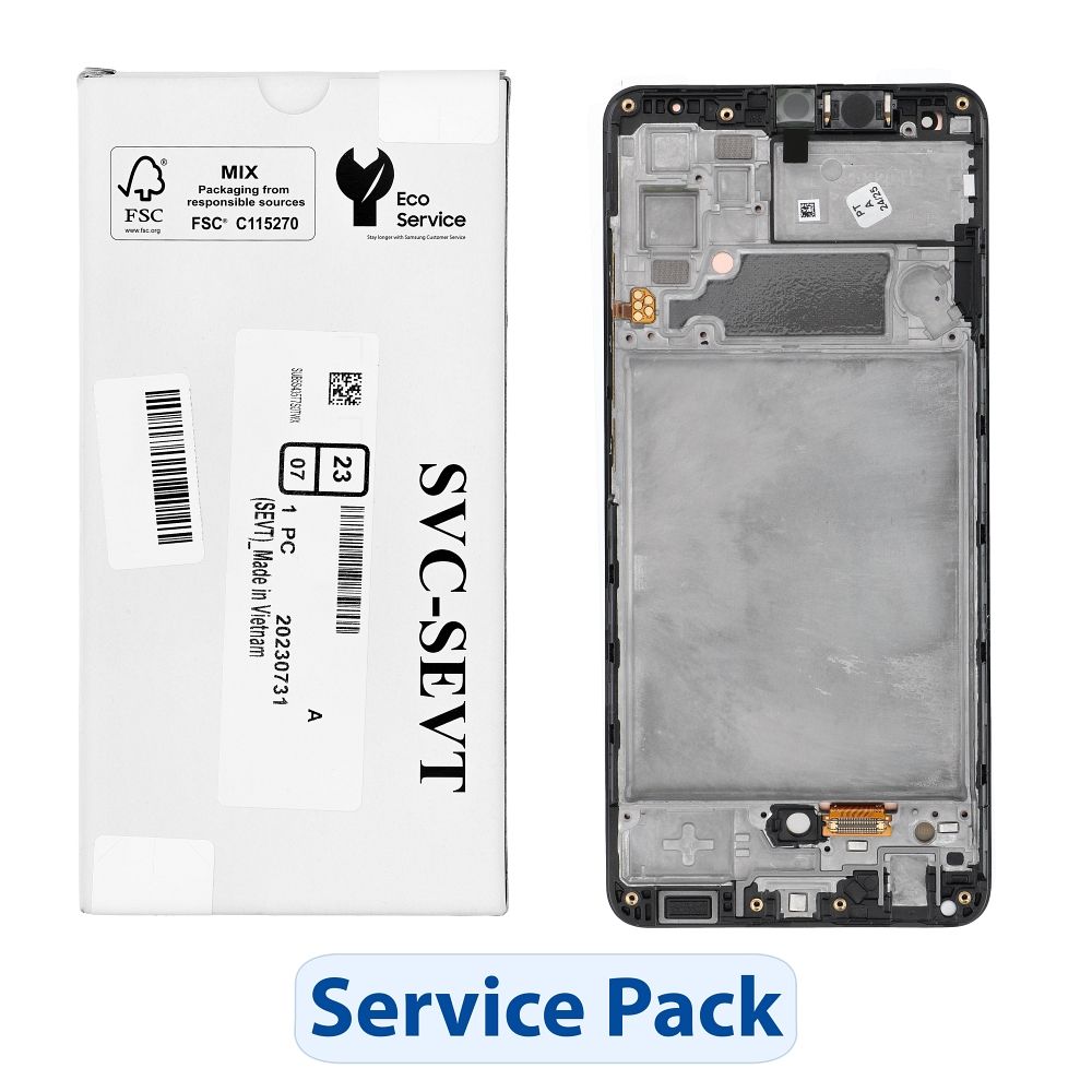 ServicePack LCD-näyttö SAMSUNG A32 4G A325F GH82-25579A