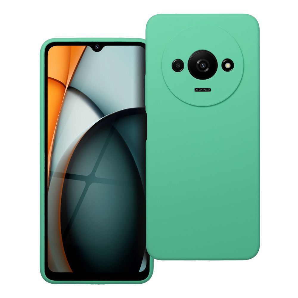 Silikoninen Suojakuori Xiaomi Redmi A3 4G:lle 2mm minttu