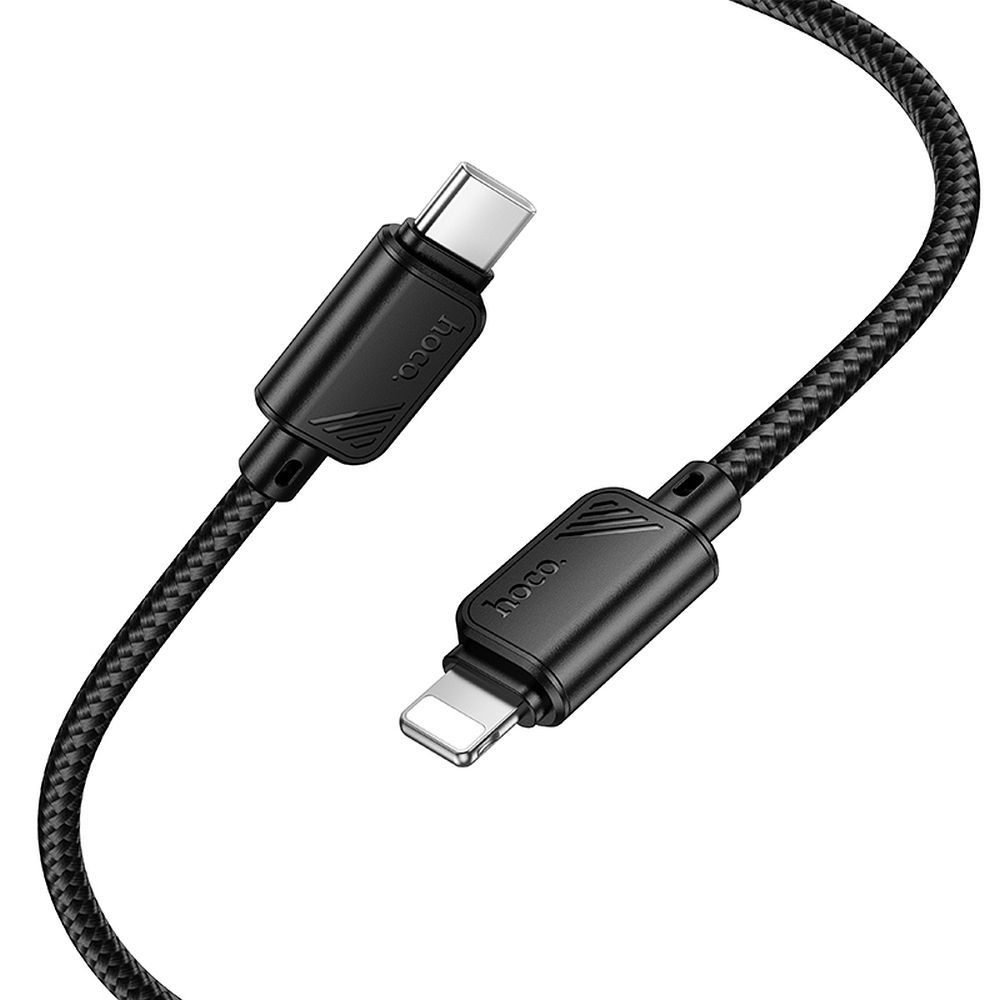 Kaapeli USB-C Lightning Hoco PD 27W 1 m X113 musta