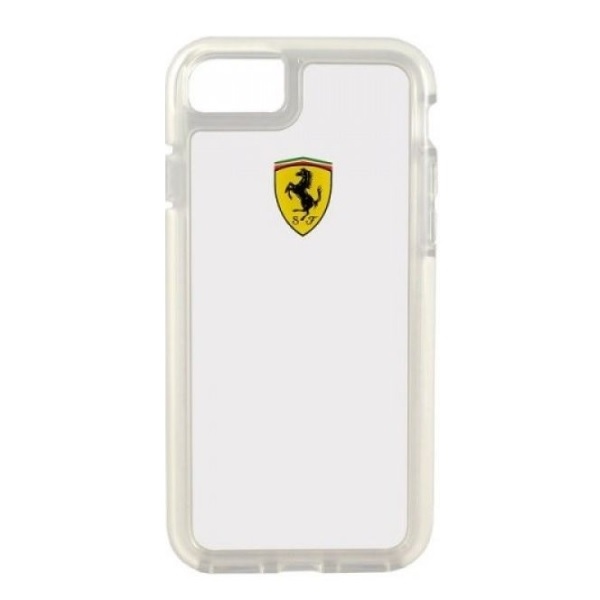 Ferrari kovakotelo FEGLHCP7TR iPhone 7/8 SE 2020 / SE 2022 läpinäkyvä Iskunkestävä