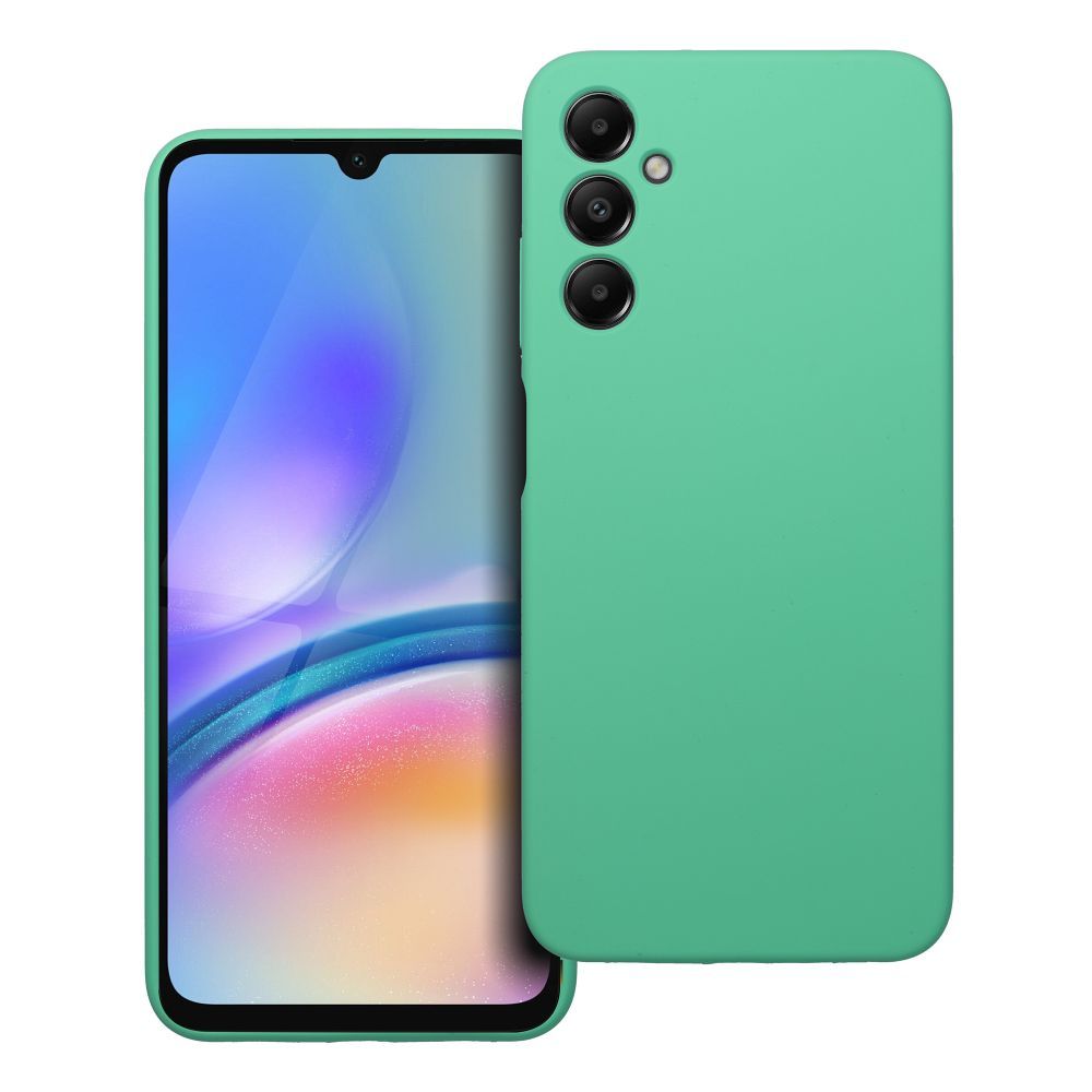 Silikoninen 2 mm suojakuori Samsung A05S:lle, mintunvihreä