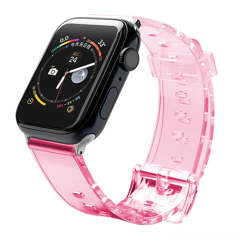 Silicone Strap Bracelet Bracelet Strap Light for Apple Watch 38 / 40 mm - Red