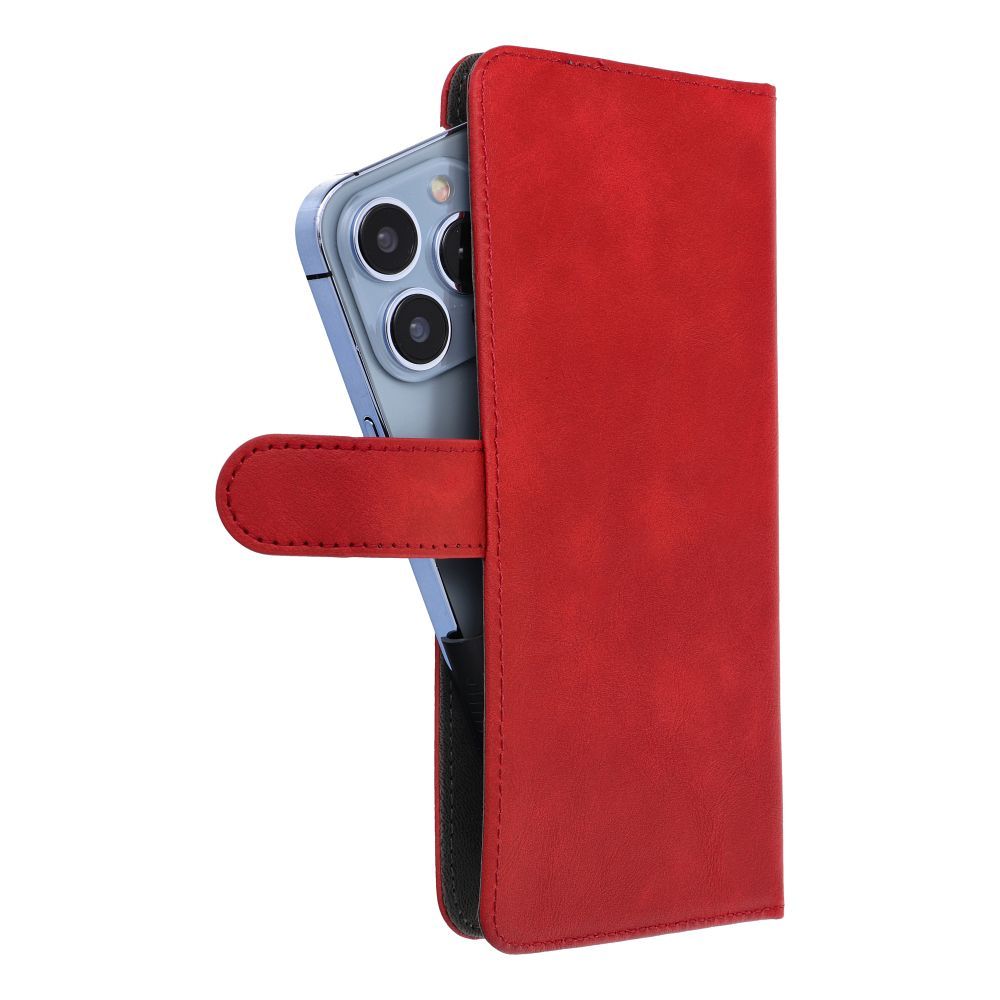 Läppäsuojakuori Samsung A12 / A13 4G / A34 5G / A02s / Xiaomi Redmi 12 4G / 12C / NOTE 12 4G / 12 PRO 5G OPPO A53s / A72 / A92:lle Common Book koko XL punainen