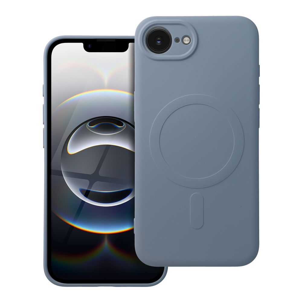 Silikoninen Mag Cover iPhone 16e:lle yhteensopiva MagSafen kanssa vaaleansininen