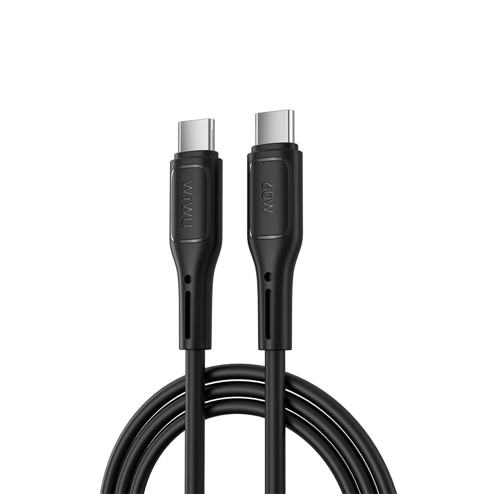 WiWU - Starlink Series datakaapeli Wi-C043E USB C - USB C 30W - musta
