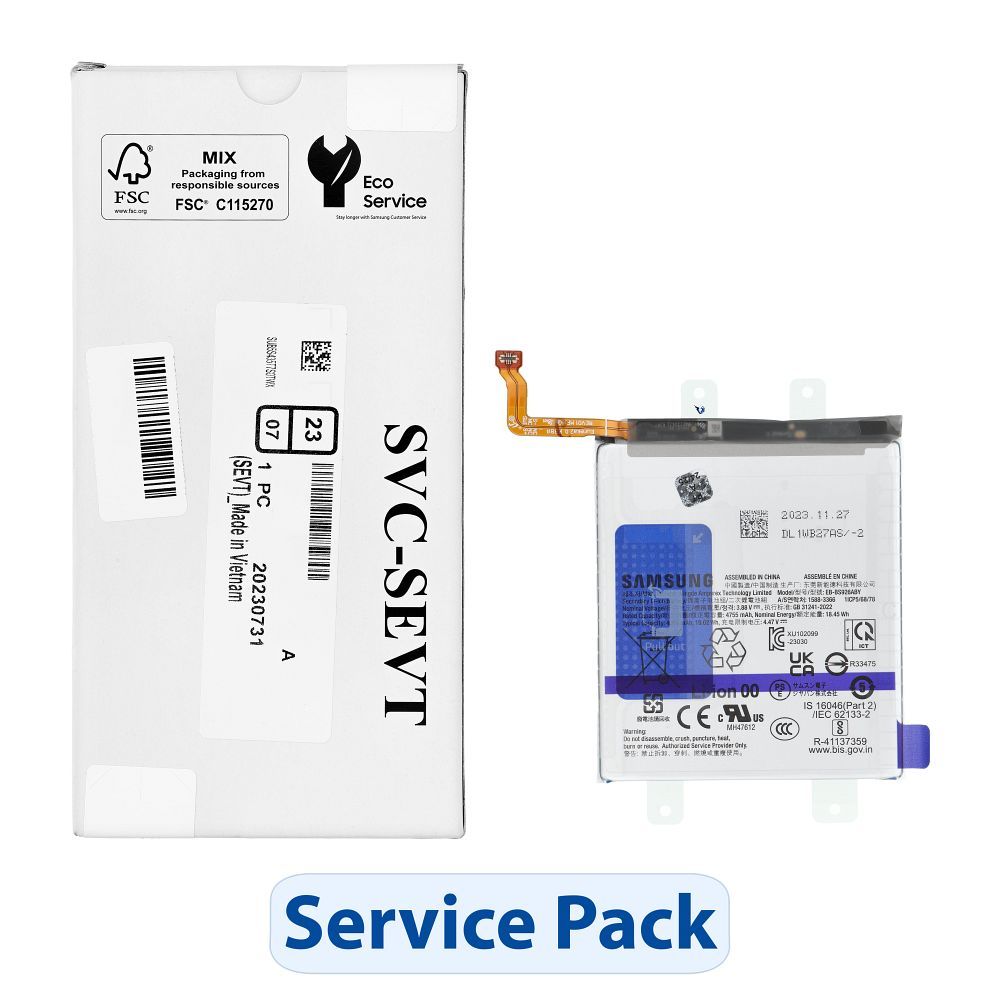 ServicePack Battery EB-BS926ABY for SAMSUNG S24 Plus S926B GH82-33334A