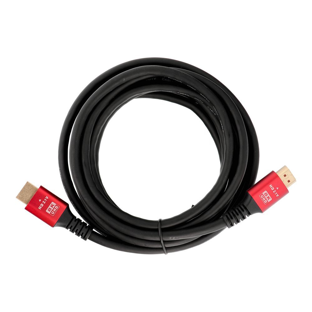 Kaapeli HDMI 2.1 kaapeli 8K 60Hz / 4K 120Hz - Ultra High Speed, HDR, eARC, VRR, 48Gbps 3m musta