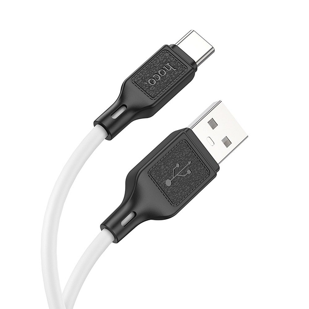 Hoco USB-A - USB-C -kaapeli 3A 1 m X90 valkoinen