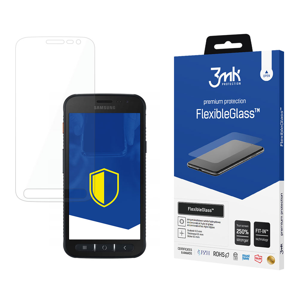 Samsung Galaxy Xcover 4s - 3mk FlexibleGlass™ - taipuisa lasi™