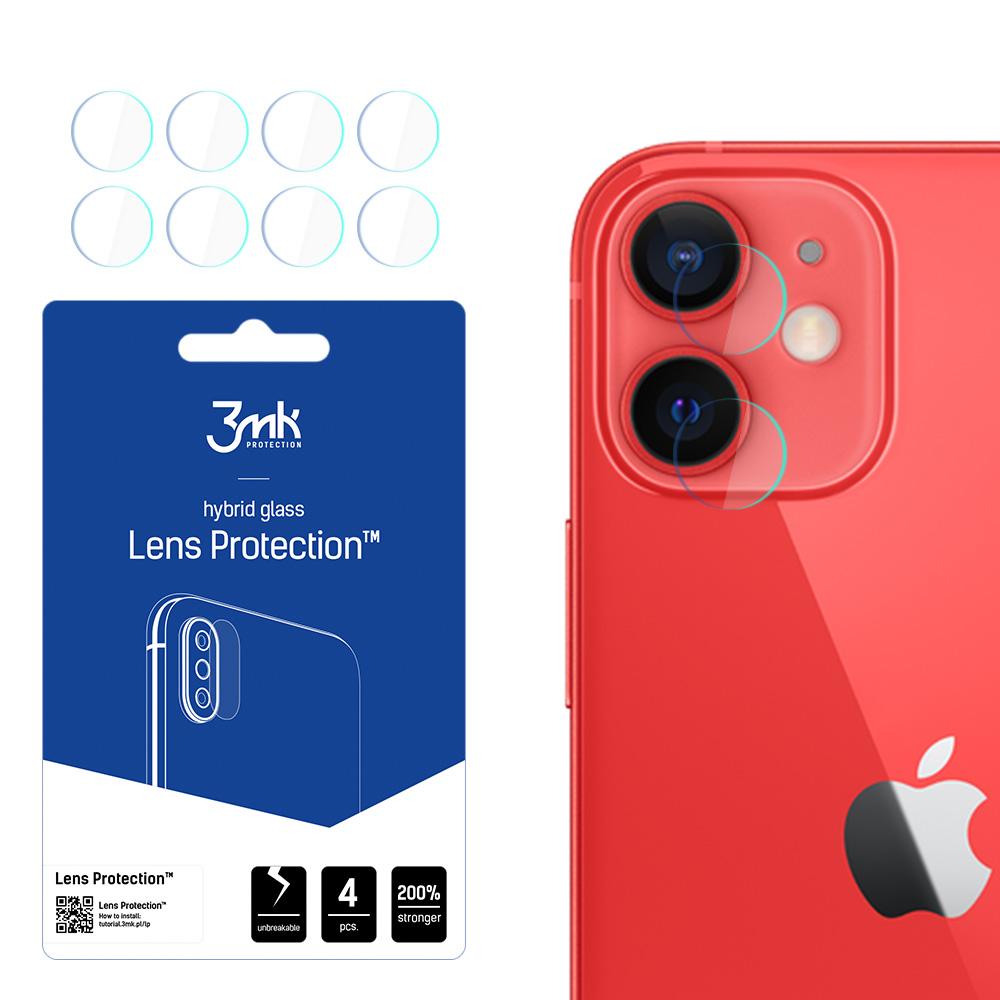 Apple iPhone 12 Mini - 3mk linssi suojaus™