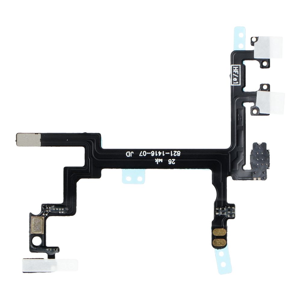 Flex-kaapeli iPhone 5:lle On/Off ja sivupainikkeet