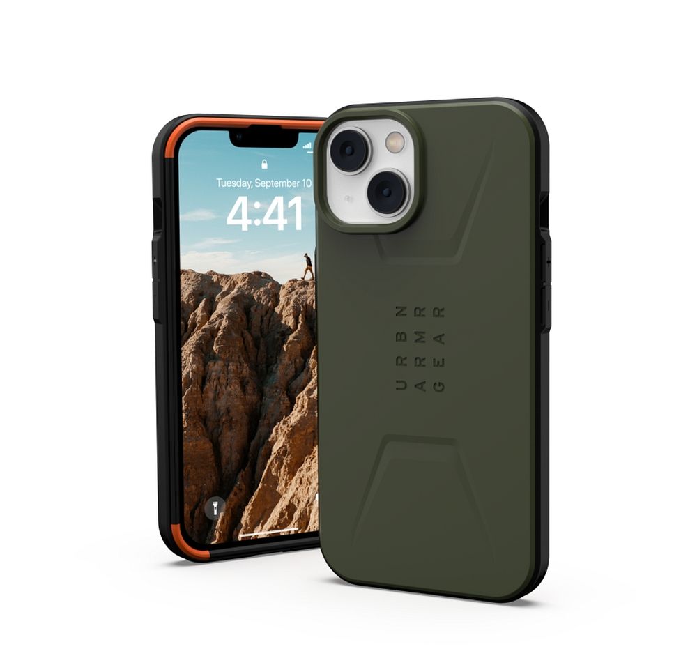 UAG Urban Armor Gear case CIVILIAN compatible with MagSafe for IPHONE 14 Plus green