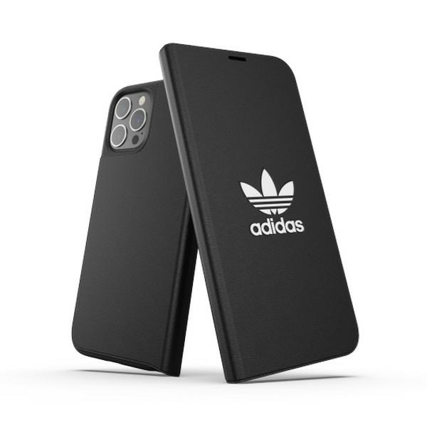 Adidas OR Booklet Case BASIC iPhone 12 Pro Maxille - musta ja valkoinen