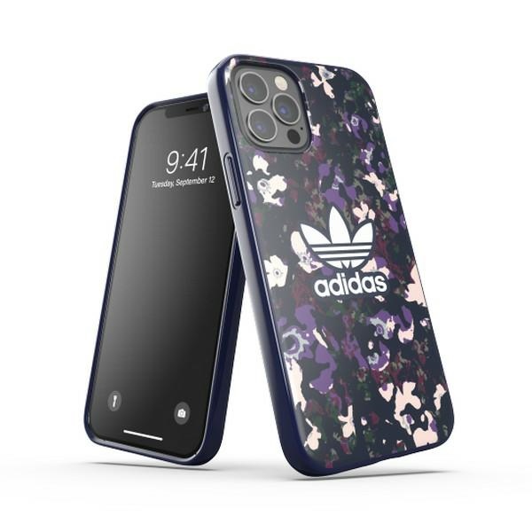 Adidas OR SnapCase graafinen kotelo iPhone 12 Pro / iPhone 12 - lila