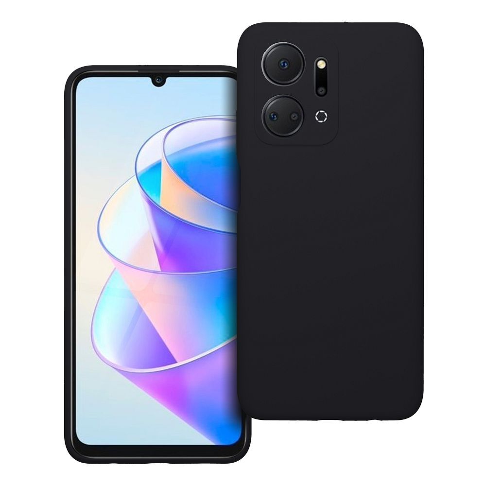 Case for Honor X7A Silicone 2mm (camera protection) black