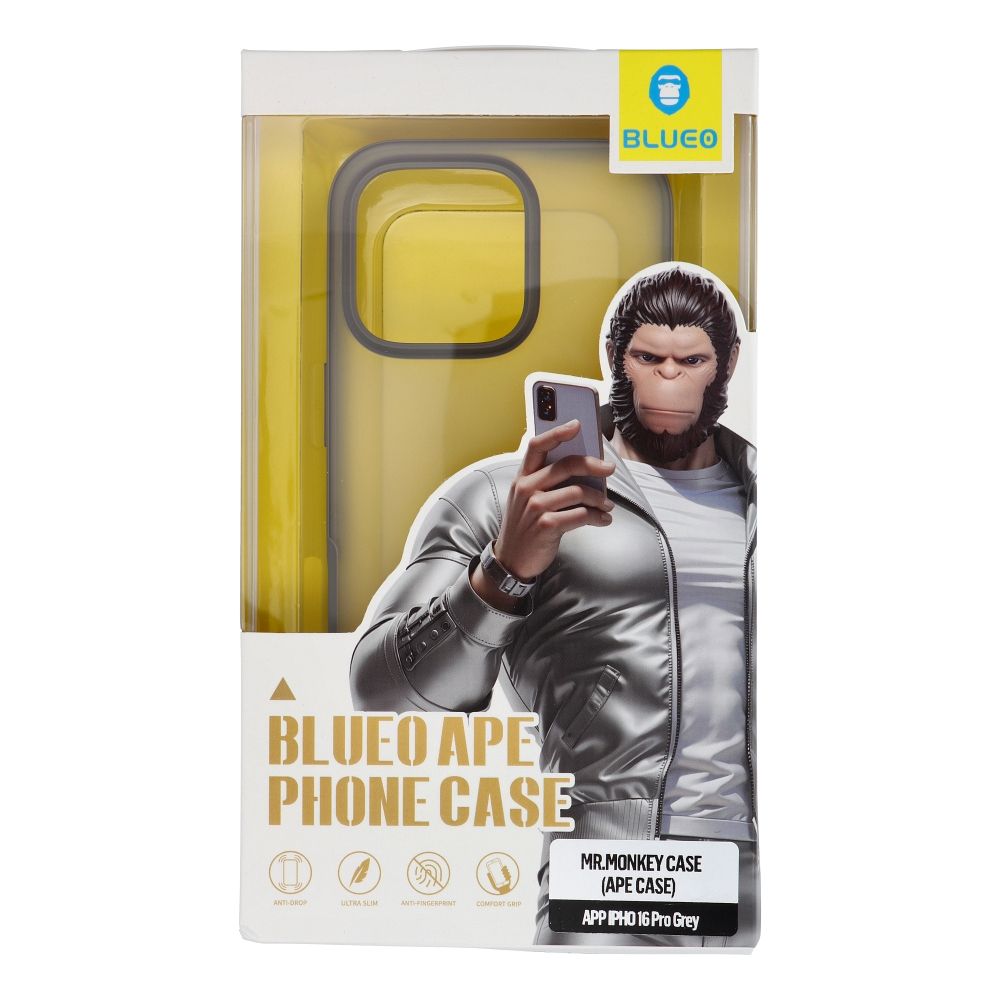 BLUEO APE Suojakuori Apple iPhone 16 Pro harmaa