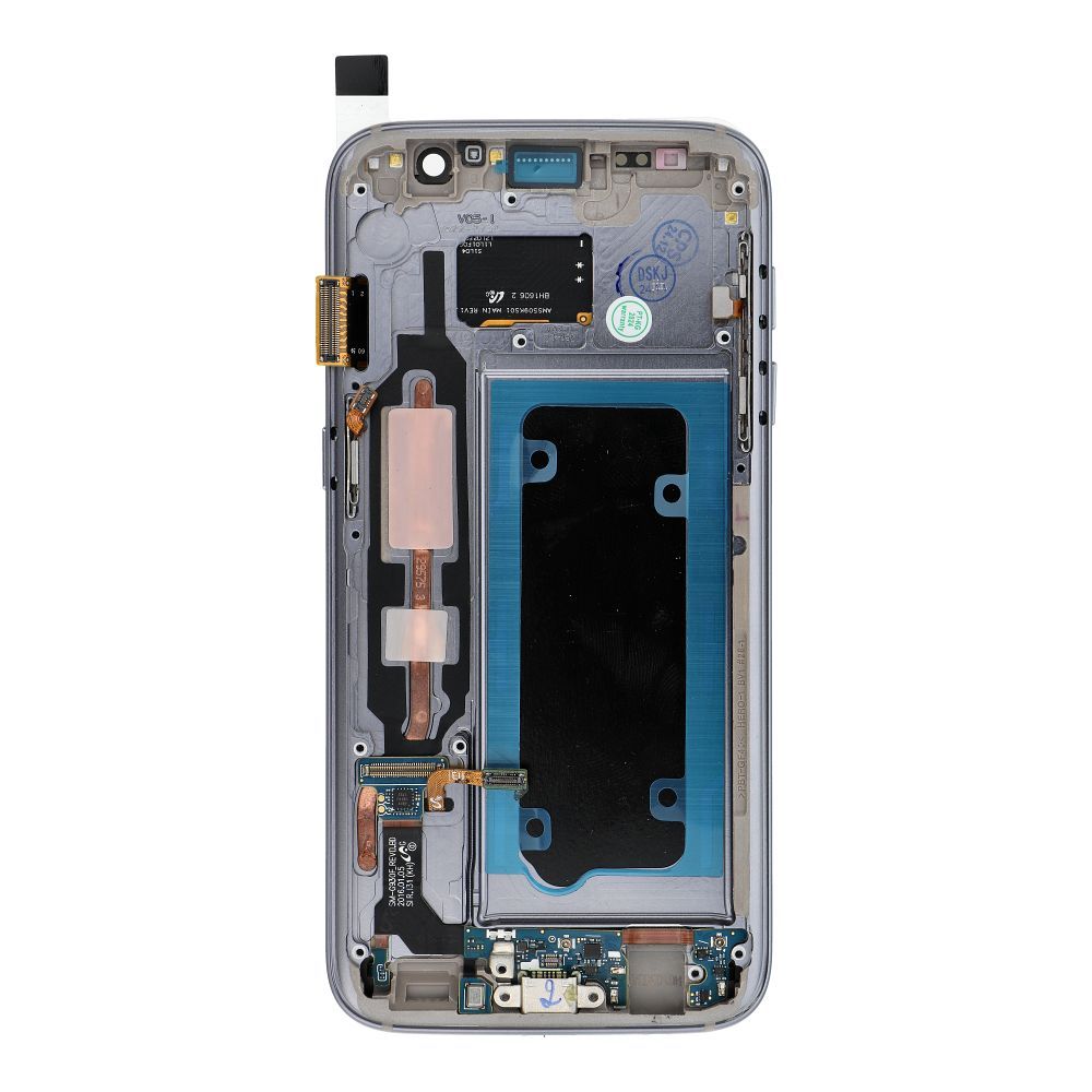 FixCell LCD-näyttö Samsung S7 kehyksellä musta kunnostettu