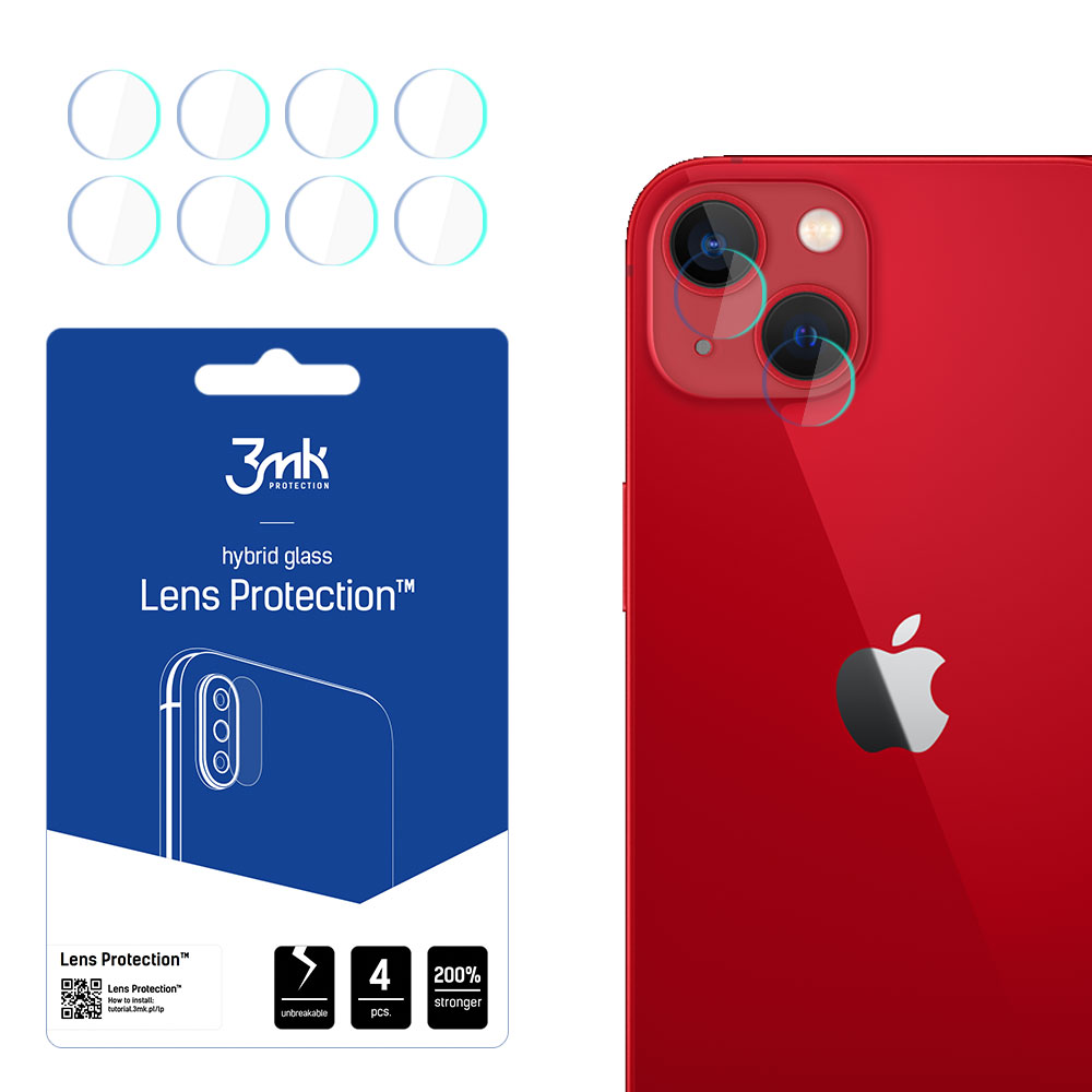 Kameran lasi iPhone 13 mini 7H 3mk Lens Protection sarjan linssin 3mk Lens Protection sarjan linssi