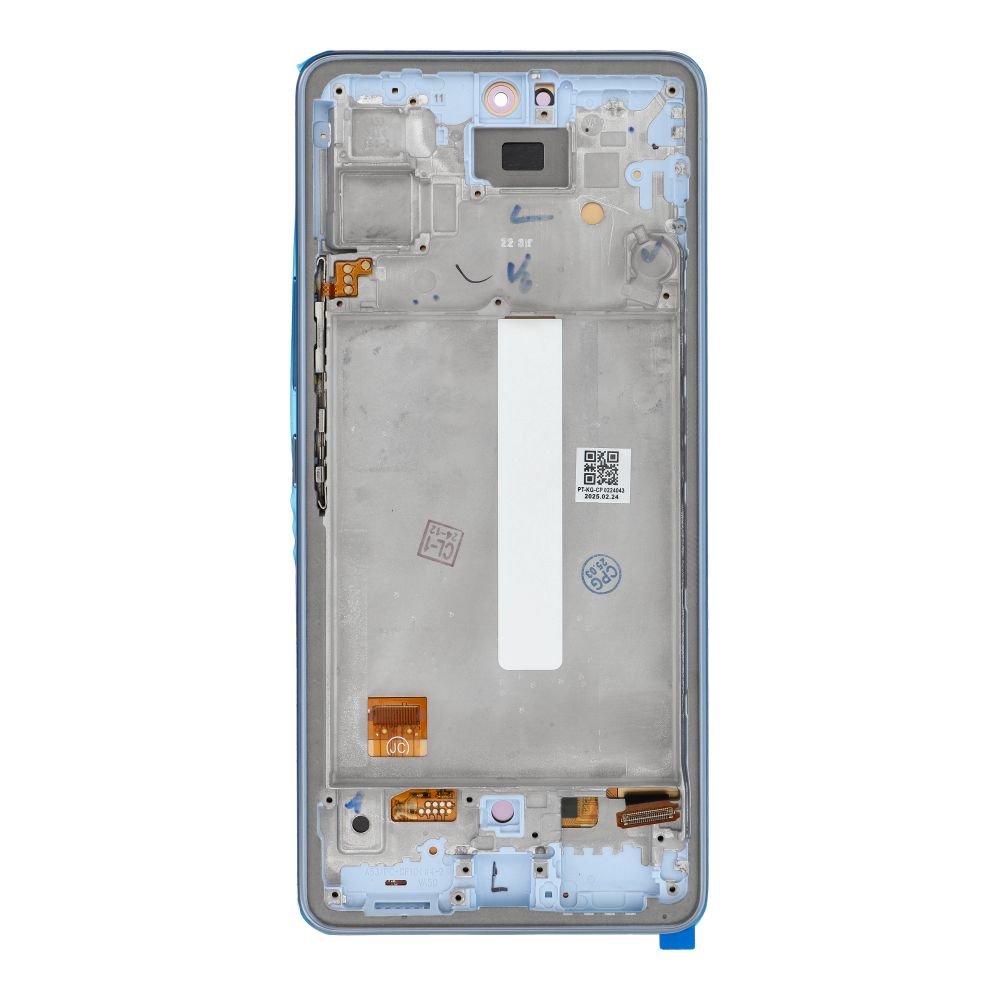 LCD-näyttö SAMSUNG A53 A536 HARD OLED kehyksellä sininen